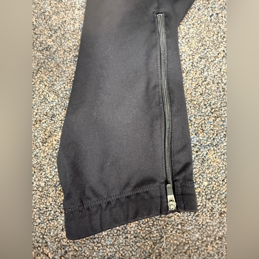 Title Nine Womens Jogger Pants Zip Pockets Elastic Waist Zip Ankle Medium Petite - Picture 3 of 10